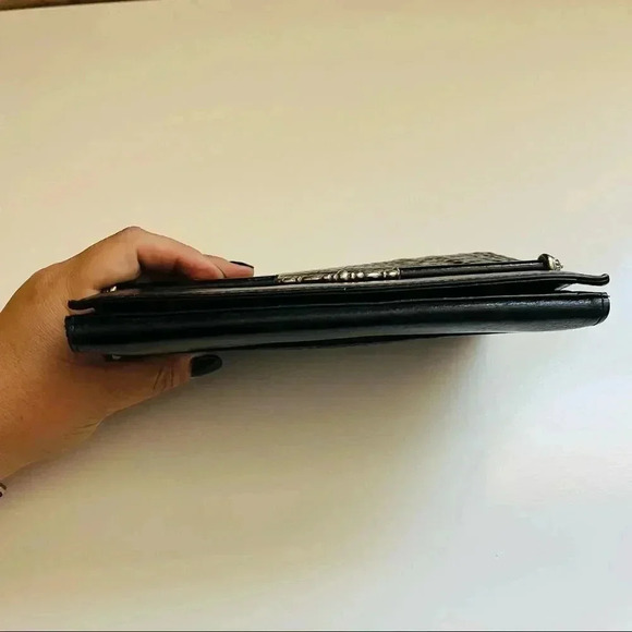 Brighton Alligator Embossed Leather Clutch/Organizer - Picture 13 of 13